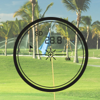 golf rangefinder flagpole mode