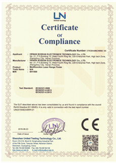 CE certification-Bosean rangefinder